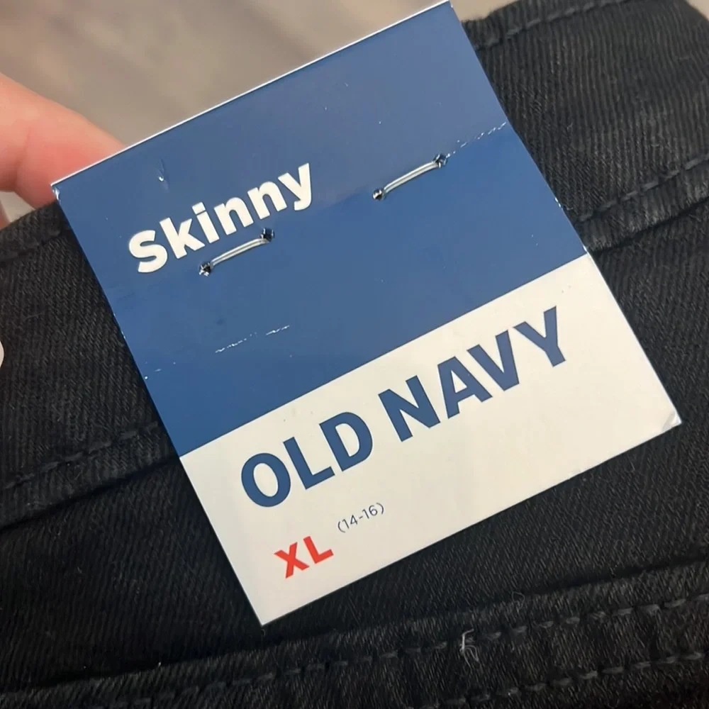 NWT Old Navy‎ Pull On Skinny Jeans Adjustable Waist Girls Size XL (14-16)